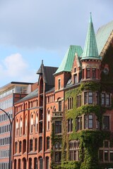 Naklejka premium Hamburg city - Warehouse District