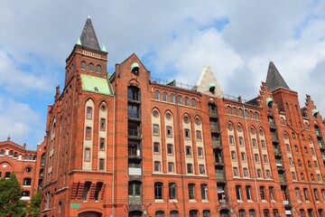 Hamburg city Speicherstadt