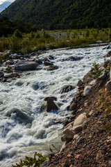 river in the mountains
