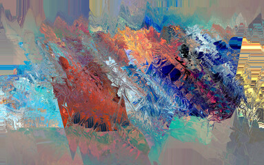 digital abstract art painting background