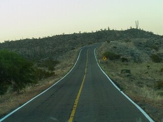 Naklejka premium road in the mountains