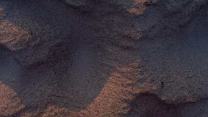 sand on the sea before sunset
