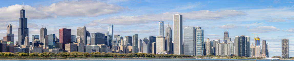 Fototapeta na wymiar Chicago panorama