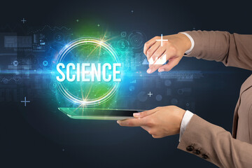 Close-up of a touchscreen, new tech concept