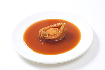 abalone in oyster sauce, abalone in soy sauce, abalone dish, abalone in abalone sauce