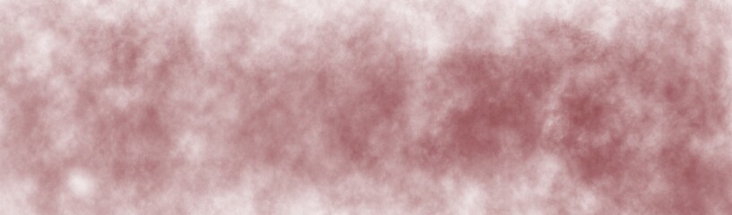 Horizontal raster illustration of brown watercolor, smoke, steam or clouds on white background, texture