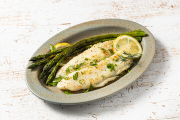  	したびらめのムニエル　 Meuniere of tongue flounder 