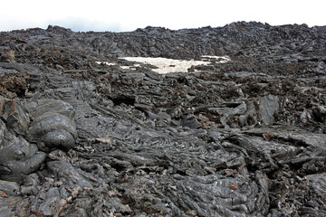 Lava field in Kamchatka peninsula, Russia
