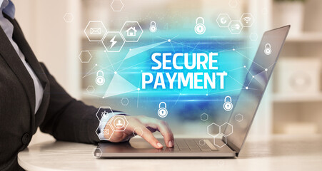 internet security and data protection concept