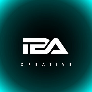IBA Letter Initial Logo Design Template Vector Illustration