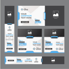 Business marketing abstract and modern ads banner set template premium vector,special fashion
 offer sale web banners template.
