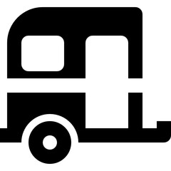 Rv glyph solid icon
