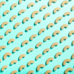 Photo of pasta pattern.  Pasta pop art