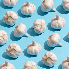 Garlic background pattern