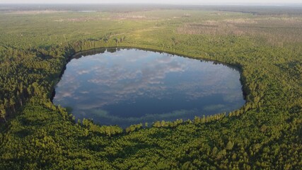 landscape with lake