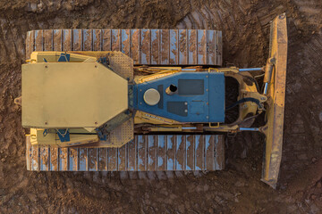Bulldozer, Construction Site, Lilburn, Georgia © Cavan