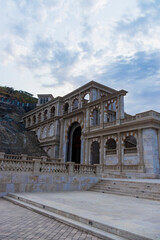 Obraz premium Sharjah, UAE - 07.20.2021 - Sharjah amphitheatre, Khor Fakkan area. Sightseeing