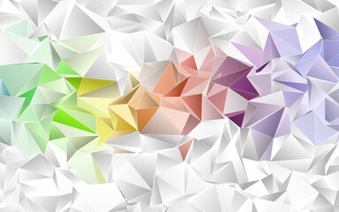 Obraz premium Abstract Low-Poly background. triangulated texture. Design 3d. Polygonal geometrical pattern. Triangular modern style