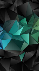 Obraz premium Abstract Low-Poly background. triangulated texture. Design 3d. Polygonal geometrical pattern. Triangular modern style