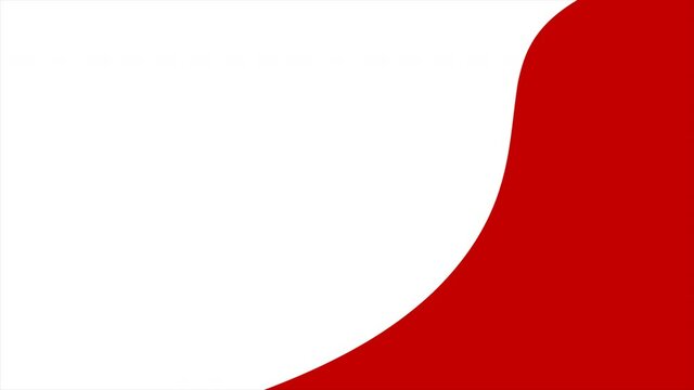 Simple red and white colored background, can be used as a transition in high resolution 4k APPLE PRORES.
