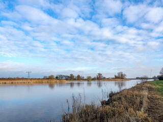 Kadoelermeer between Flevoland en Oberijssel, The Netherlands