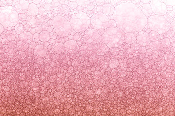 pink biotechnology texture,Red bubbles abstract,Macro close up of soap bubbles,Abstract Background of Oil Bubbles on Water Surface pink salmon colorful palette. Macro close-up shot.