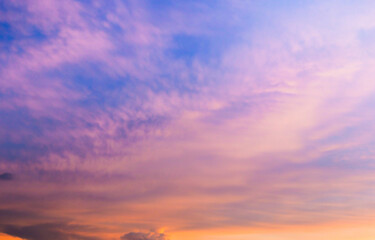 Fototapeta premium sunset in the sky