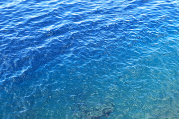 Blue water background