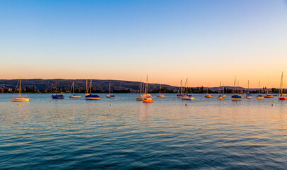 Tranquil sunset at Historic Virginia Key Beach Park in Florida