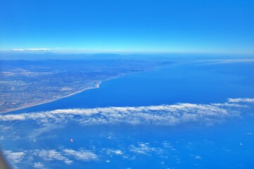 Luftaufnahme südkalifornische Küste