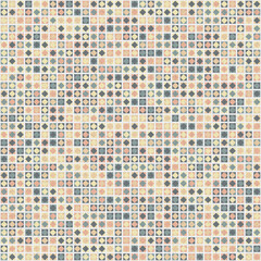 Abstract Geometric Pattern generative computational art illustration