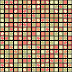 Abstract Geometric Pattern generative computational art illustration