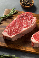Raw Red Organic New York Strip Steak