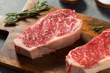 Raw Red Organic New York Strip Steak