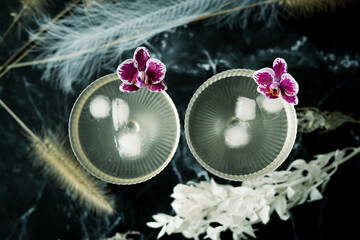 Cocktail Drink on the Rocks