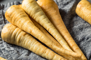 Raw White Organic Parsnips