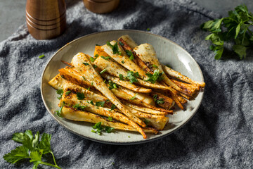 Healthy Homemade Roasted Parsnips