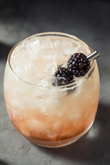 Boozy Refreshing Bramble Cocktail