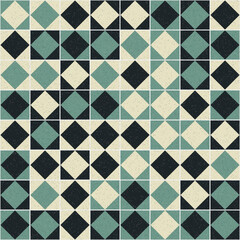 Fototapeta premium Abstract Geometric Pattern generative computational art illustration