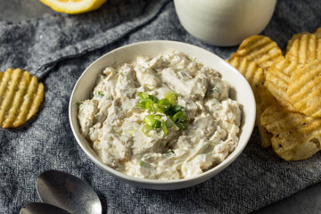 Homemade Clam Dip Appetizer