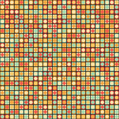 Abstract Geometric Pattern generative computational art illustration