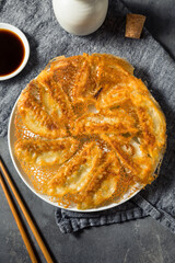 Homemade Fried Lace Dumpling Potstickers