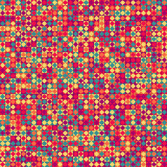Abstract Geometric Pattern generative computational art illustration
