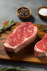 Raw Red Organic New York Strip Steak