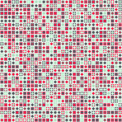 Abstract Geometric Pattern generative computational art illustration