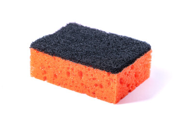 Kitchen sponge asolated on a white background