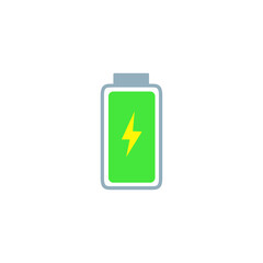 Obraz premium Charge level icon on white background, vector illustration