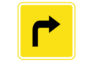 Illustration of a right turn signal