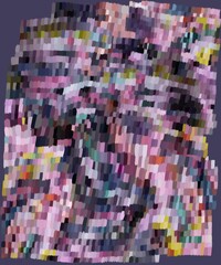 Fototapeta na wymiar Textured pastel knit in pink and purple