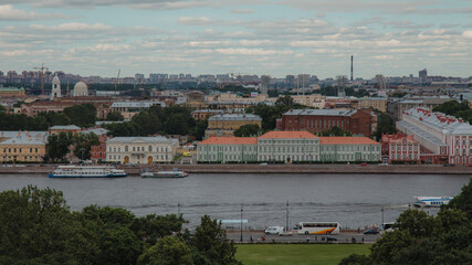 Saint Petersburg 2017. View of the city. River and houses